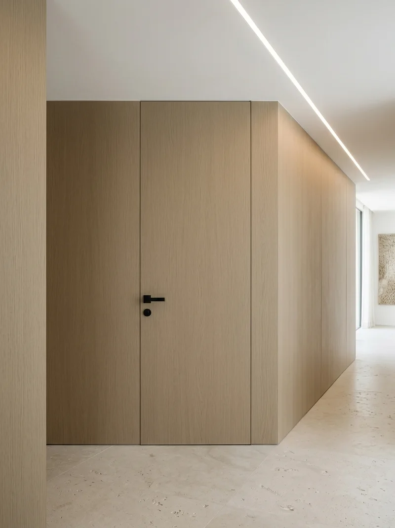 Monkto Oak foil on textured European oak style door