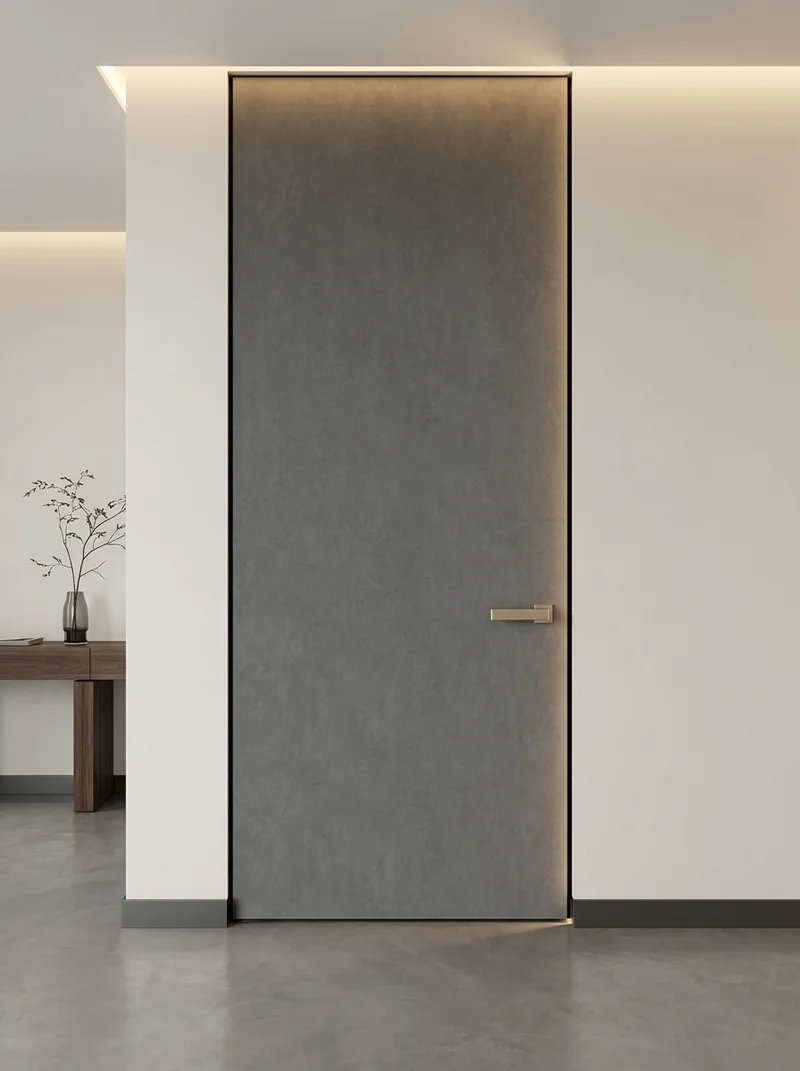 Sudek Marble pattern foil on luxury stone-look door